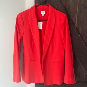 J. Crew Factory Linen Cotton Blazer